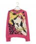 Hysteric Glamour（ヒステリックグラマー）の古着「NEW WAVEジャカードショート丈プルオーバー」｜ピンク