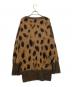 Vivienne Westwood RED LABEL (ヴィヴィアンウエストウッドレッドレーベル) 総柄ニット ブラック×ブラウン サイズ:00：13000円
