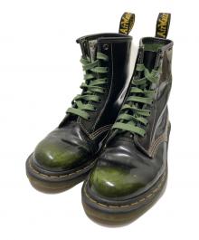 Dr.Martens（ドクターマーチン）の古着「8ホールブーツ」｜グリーン×ブラック
