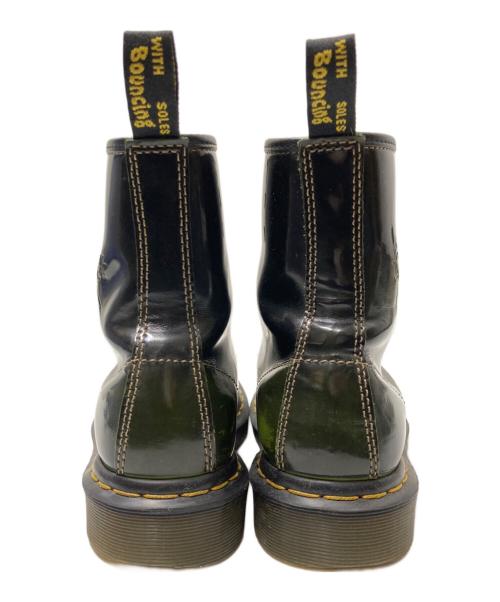 Dr.Martens（ドクターマーチン）Dr.Martens (ドクターマーチン) 8ホールブーツ グリーン×ブラック サイズ:UK4の古着・服飾アイテム