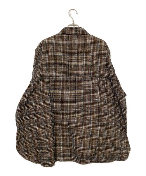 jieda（ジエダ）jieda (ジエダ) CHECK OVER SHIRT ブラック サイズ:1の古着・服飾アイテム