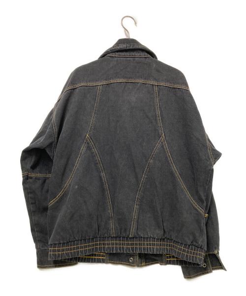 sergio valente（セルジオヴァレンテ）sergio valente (セルジオヴァレンテ) デニムジャケット ブラック サイズ:Lの古着・服飾アイテム