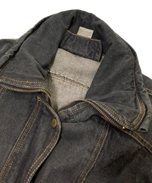 sergio valente（セルジオヴァレンテ）sergio valente (セルジオヴァレンテ) デニムジャケット ブラック サイズ:Lの古着・服飾アイテム