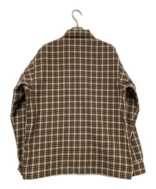 PENDLETON（ペンドルトン）PENDLETON (ペンドルトン) チェックジャケット ベージュ×ブラウン サイズ:Sの古着・服飾アイテム