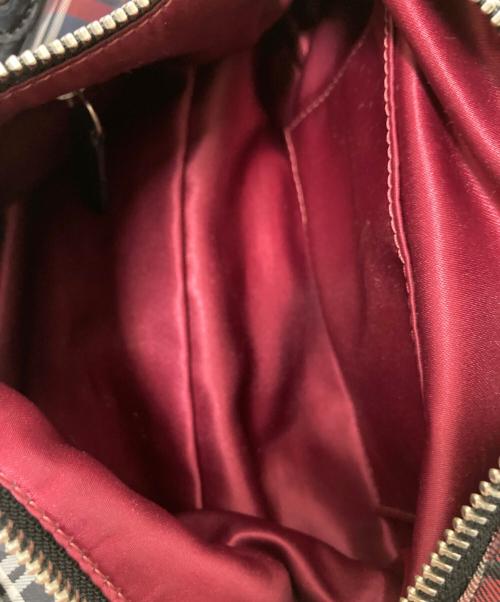 COACH（コーチ）COACH (コーチ) POPPY チェック 2way ショルダーバッグ レッド×ネイビー サイズ:下記参照の古着・服飾アイテム