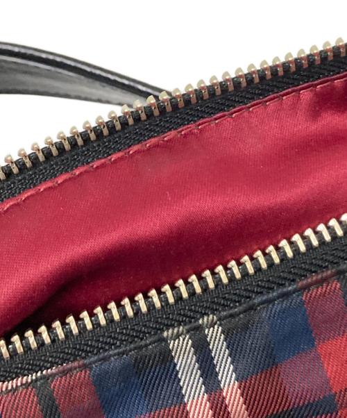 COACH（コーチ）COACH (コーチ) POPPY チェック 2way ショルダーバッグ レッド×ネイビー サイズ:下記参照の古着・服飾アイテム