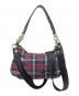 COACH (コーチ) POPPY チェック 2way ショルダーバッグ レッド×ネイビー サイズ:下記参照：5000円