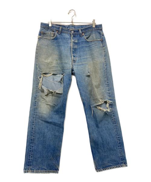 LEVI'S（リーバイス）LEVI'S (リーバイス) ダメージジーンズ インディゴ サイズ:W38×L30の古着・服飾アイテム