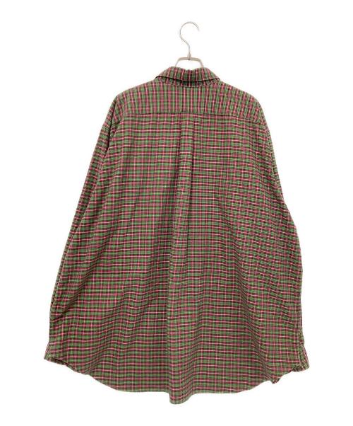 RALPH LAUREN（ラルフローレン）RALPH LAUREN (ラルフローレン) チェックシャツ レッド×グリーン サイズ:2XBの古着・服飾アイテム