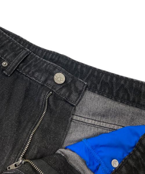 adidas（アディダス）adidas (アディダス) ファイヤーバード アディカラー デニム パンツ ブラック サイズ:34の古着・服飾アイテム