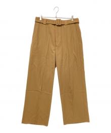 DRIES VAN NOTEN（ドリスヴァンノッテン）の古着「ベルト付スラックス」｜ベージュ