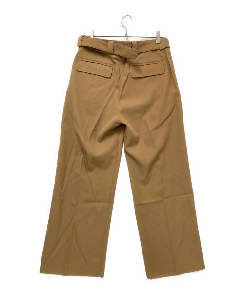 DRIES VAN NOTEN（ドリスヴァンノッテン）DRIES VAN NOTEN (ドリスヴァンノッテン) ベルト付スラックス ベージュ サイズ:48の古着・服飾アイテム