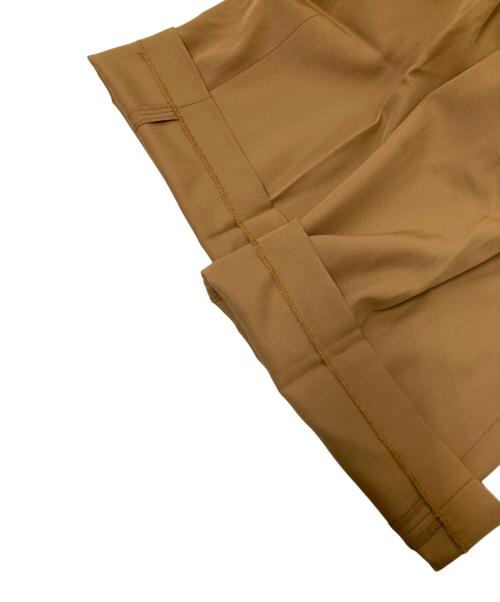 DRIES VAN NOTEN（ドリスヴァンノッテン）DRIES VAN NOTEN (ドリスヴァンノッテン) ベルト付スラックス ベージュ サイズ:48の古着・服飾アイテム