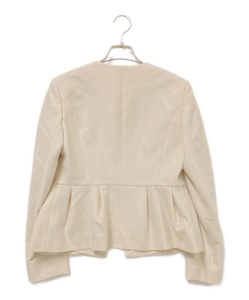 ANAYI（アナイ）ANAYI (アナイ) ウールツイルジャージペプラムセットアップ ベージュ サイズ:36の古着・服飾アイテム