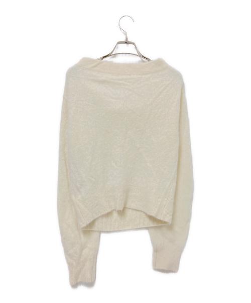 Snidel（スナイデル）Snidel (スナイデル) HQLフォックスカシミヤドレーププルオーバー ベージュ サイズ:FREEの古着・服飾アイテム