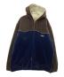 SUPREME（シュプリーム）の古着「Studded Velvet Hooded Work Jacket」｜ネイビー×ブラウン