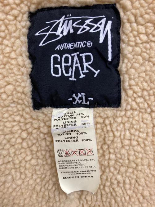 stussy（ステューシー）stussy (ステューシー) コーデュロイカバーオール ベージュ サイズ:XLの古着・服飾アイテム