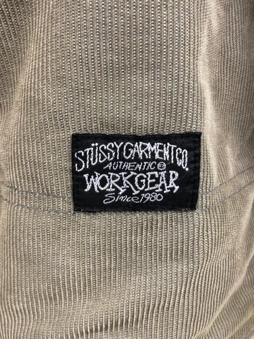 stussy（ステューシー）stussy (ステューシー) コーデュロイカバーオール ベージュ サイズ:XLの古着・服飾アイテム