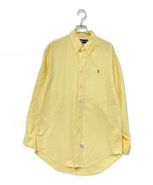 POLO RALPH LAUREN（ポロ・ラルフローレン）の古着「ボタンダウンシャツ」｜イエロー