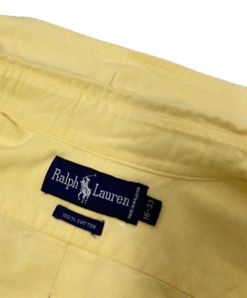 POLO RALPH LAUREN（ポロ・ラルフローレン）POLO RALPH LAUREN (ポロ・ラルフローレン) ボタンダウンシャツ イエロー サイズ:16-33の古着・服飾アイテム