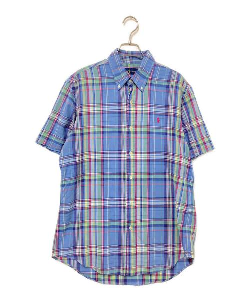 RALPH LAUREN（ラルフローレン）RALPH LAUREN (ラルフローレン) チェックBDシャツ グリーン×ブルー サイズ:Mの古着・服飾アイテム