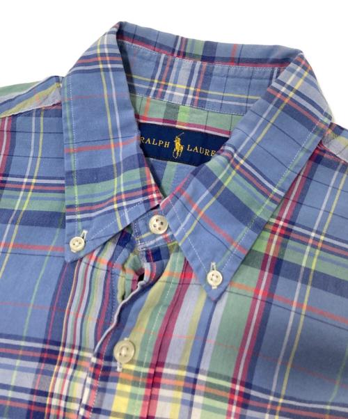 RALPH LAUREN（ラルフローレン）RALPH LAUREN (ラルフローレン) チェックBDシャツ グリーン×ブルー サイズ:Mの古着・服飾アイテム
