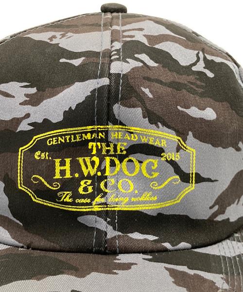 THE H.W.DOG&CO.（エイチダブリュードッグアンドコー）THE H.W.DOG&CO. (エイチダブリュードッグアンドコー) キャップ グレー×ブラック サイズ:下記参照の古着・服飾アイテム