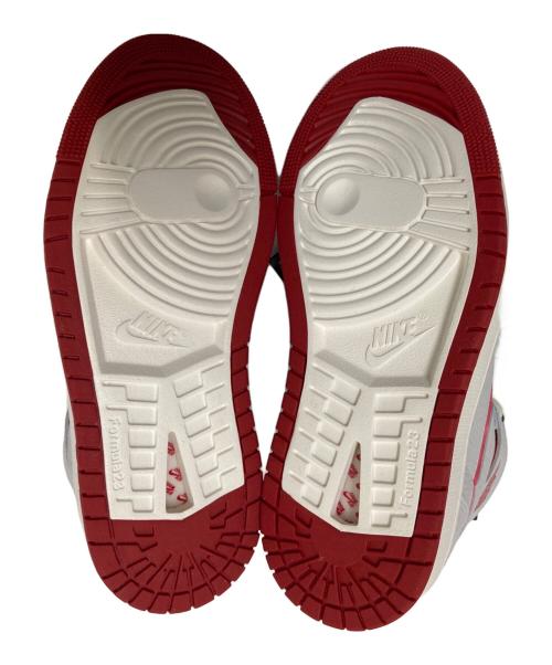NIKE（ナイキ）NIKE (ナイキ) ハイカットスニーカー レッド×グレー サイズ:25.0㎝ 未使用品の古着・服飾アイテム