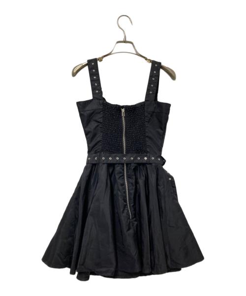 darich（ダーリッチ）darich (ダーリッチ) ナイロンジャンパーミニワンピース ブラック サイズ:FREEの古着・服飾アイテム