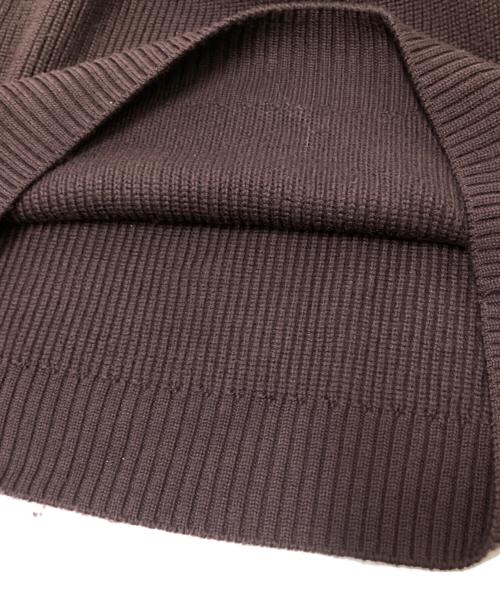 THE DAY（ザデイ）THE DAY (ザデイ) メリノウール クルーネック ニット ブラウン サイズ:1の古着・服飾アイテム
