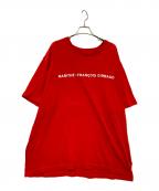 MARITHE+FRANCOIS GIRBAUDマリテフランソワジルボー）の古着「プリントTシャツ」｜レッド