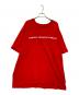 MARITHE+FRANCOIS GIRBAUD（マリテフランソワジルボー）の古着「プリントTシャツ」｜レッド