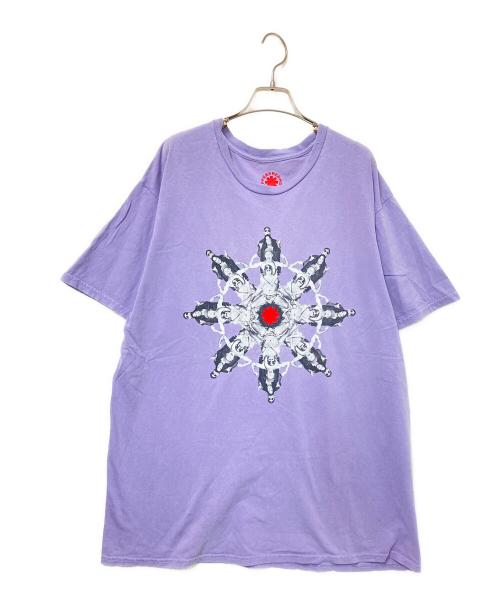 RED HOT CHILI PEPPERS（レッドホットチリペッパーズ）RED HOT CHILI PEPPERS (レッドホットチリペッパーズ) プリントTシャツ ラベンダー サイズ:Lの古着・服飾アイテム