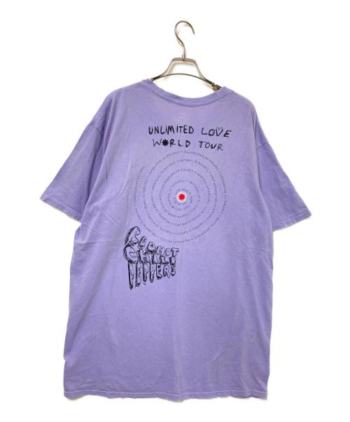 RED HOT CHILI PEPPERS（レッドホットチリペッパーズ）RED HOT CHILI PEPPERS (レッドホットチリペッパーズ) プリントTシャツ ラベンダー サイズ:Lの古着・服飾アイテム