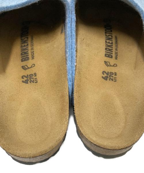 BIRKENSTOCK（ビルケンシュトック）BIRKENSTOCK (ビルケンシュトック) AMSTERDAM ブルー サイズ:27.0cmの古着・服飾アイテム