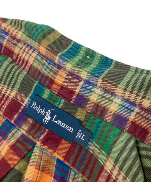 RALPH LAUREN（ラルフローレン）RALPH LAUREN (ラルフローレン) ネルシャツ マルチカラー サイズ:Lの古着・服飾アイテム