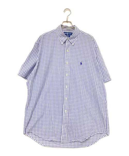 RALPH LAUREN（ラルフローレン）RALPH LAUREN (ラルフローレン) チェックBDシャツ ホワイト×ブルー サイズ:Lの古着・服飾アイテム