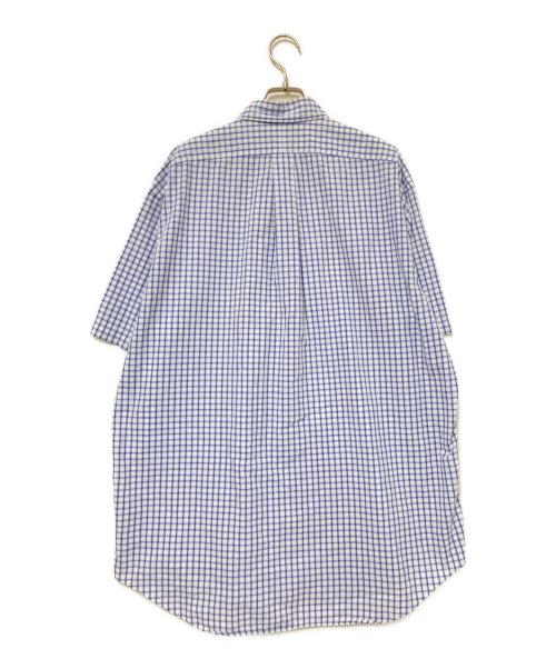 RALPH LAUREN（ラルフローレン）RALPH LAUREN (ラルフローレン) チェックBDシャツ ホワイト×ブルー サイズ:Lの古着・服飾アイテム