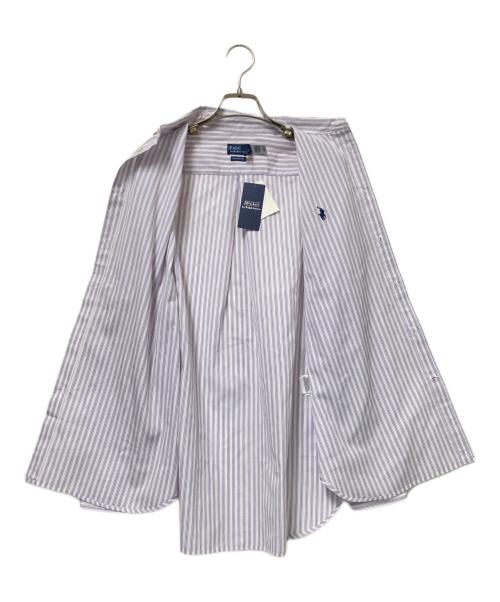 POLO RALPH LAUREN（ポロ・ラルフローレン）POLO RALPH LAUREN (ポロ・ラルフローレン) ストライプシャツ ホワイト×レッド サイズ:M 未使用品の古着・服飾アイテム