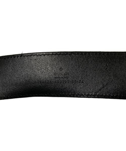 GUCCI（グッチ）GUCCI (グッチ) GG柄インターロッキングベルト ブラック サイズ:下記参照の古着・服飾アイテム