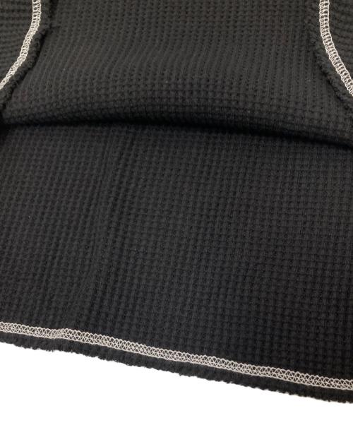 AMBERGLEAM（アンバーグリーム）AMBERGLEAM (アンバーグリーム) サーマルカットソー ブラック サイズ:Mの古着・服飾アイテム