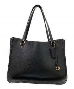 中古・古着通販】COACH (コーチ) リバーシブルトートバッグ ネイビー