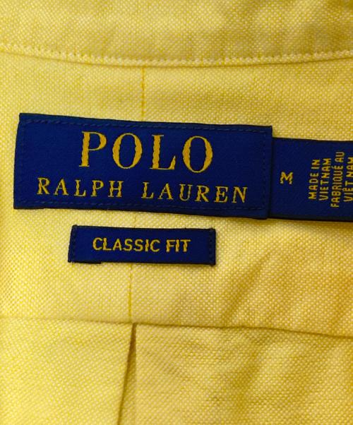 POLO RALPH LAUREN（ポロ・ラルフローレン）POLO RALPH LAUREN (ポロ・ラルフローレン) シャツ イエロー サイズ:Mの古着・服飾アイテム