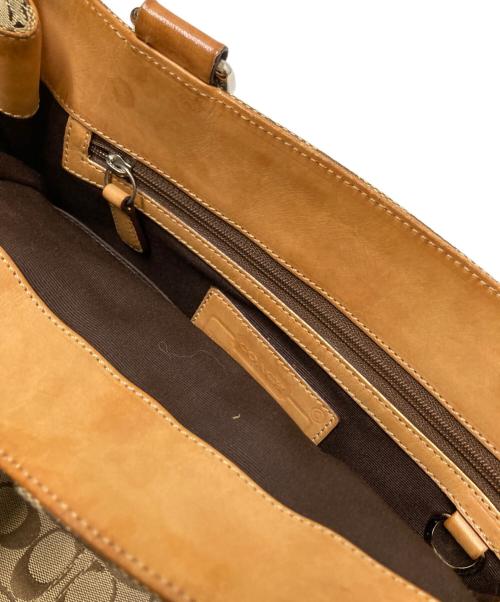 COACH（コーチ）COACH (コーチ) トートバッグ ベージュ×ブラウン サイズ:下記参照の古着・服飾アイテム