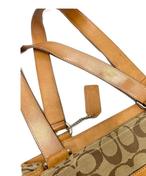 COACH（コーチ）COACH (コーチ) トートバッグ ベージュ×ブラウン サイズ:下記参照の古着・服飾アイテム