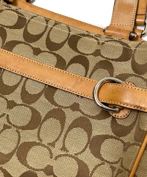 COACH（コーチ）COACH (コーチ) トートバッグ ベージュ×ブラウン サイズ:下記参照の古着・服飾アイテム