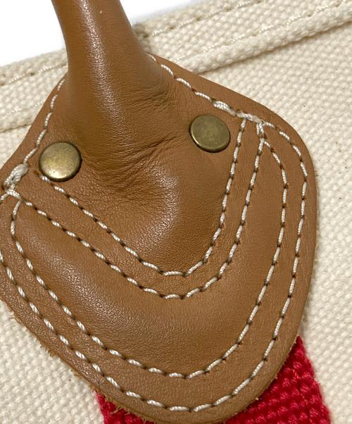 L.L.Bean（エルエルビーン）L.L.Bean (エルエルビーン) 2WAYキャンバスショルダーバッグ ベージュ×レッド サイズ:下記参照の古着・服飾アイテム