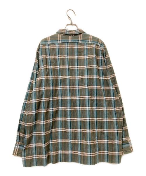 STELLA（ステラ）STELLA (ステラ) 80‘Sコットンチェックシャツ グリーン×ホワイト サイズ:5の古着・服飾アイテム