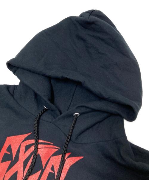 Hanes（ヘインズ）Hanes (ヘインズ) Hoodie crossover hardcore ブラック サイズ:Sの古着・服飾アイテム