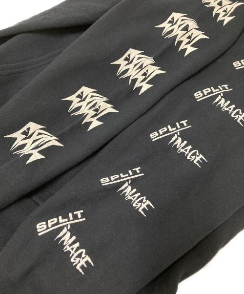 Hanes（ヘインズ）Hanes (ヘインズ) Hoodie crossover hardcore ブラック サイズ:Sの古着・服飾アイテム